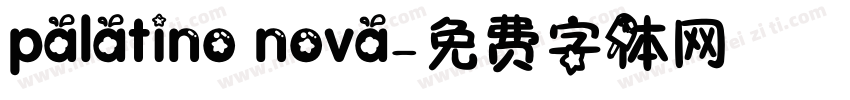 palatino nova字体转换